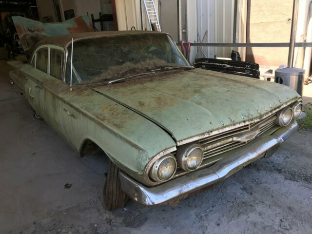 1960 Green Chevrolet Bel Air/150/210 Sedan