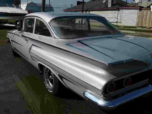 1960 Silver Chevrolet Bel Air/150/210 Coupe