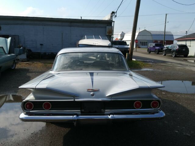 1960 Silver Chevrolet Bel Air/150/210 Coupe