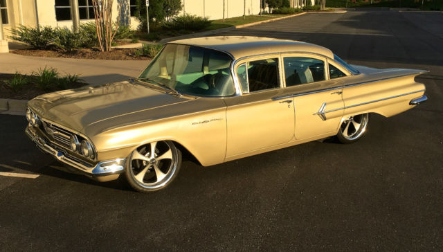 1960 Gold Chevrolet Bel Air/150/210 Sedan