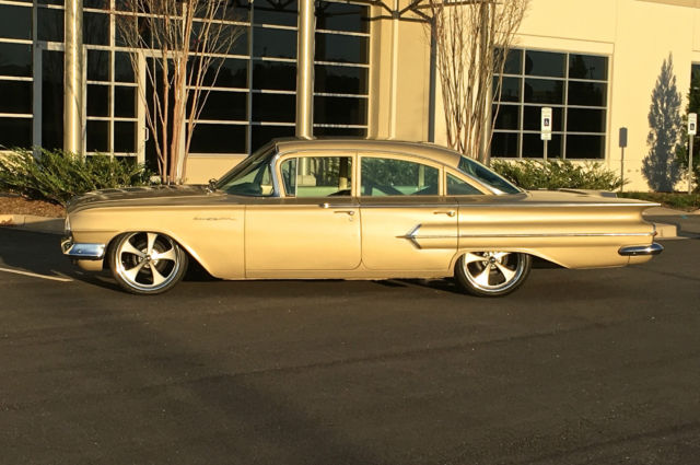 1960 Gold Chevrolet Bel Air/150/210 Sedan