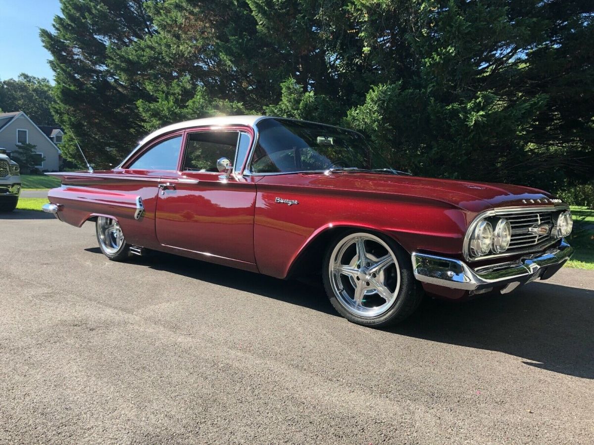 1960 Red Chevrolet Bel Air/150/210 Sedan