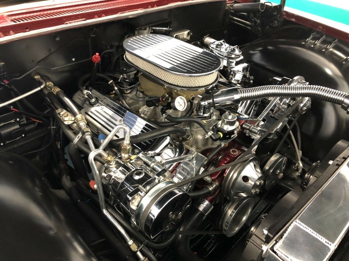 1960 Red Chevrolet Bel Air/150/210 Sedan