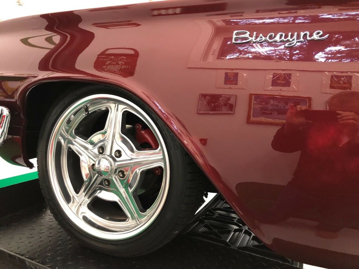 1960 Red Chevrolet Bel Air/150/210 Sedan