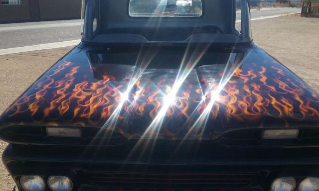 1960 BLACK Chevrolet C-10 Extended Cab Pickup