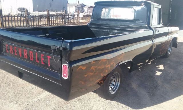 1960 BLACK Chevrolet C-10 Extended Cab Pickup