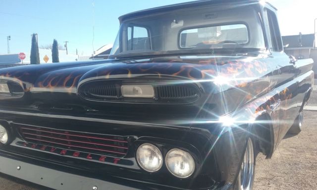1960 Black Chevrolet C-10 pick up