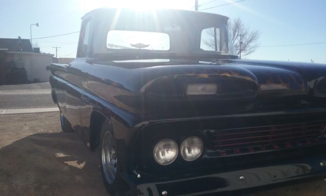 1960 Black Chevrolet C-10 pick up
