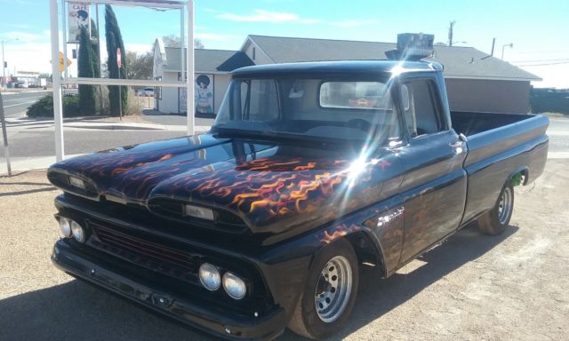 1960 Black Chevrolet C-10 pick up