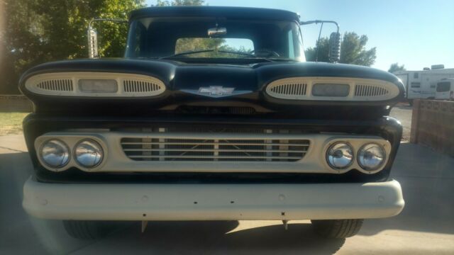 1960 Black Chevrolet C-10 Standard Cab Pickup