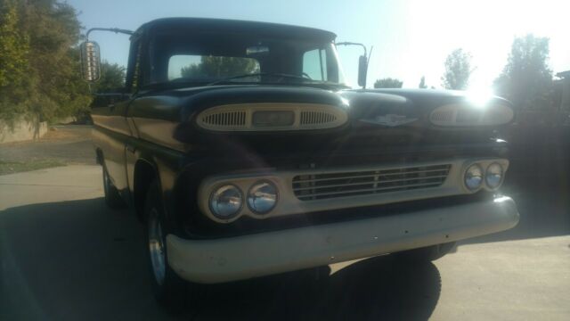 1960 Black Chevrolet C-10 Standard Cab Pickup