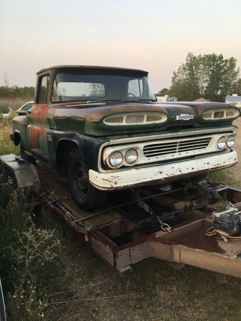 1960 Green Chevrolet C-10 pick up