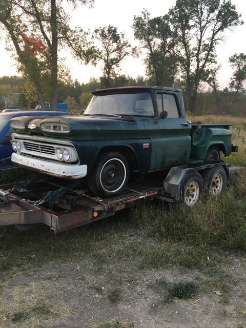 1960 Green Chevrolet C-10 pick up