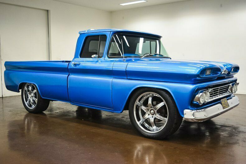 1960 Chevrolet C10 320 Miles Blue Metallic Pickup Truck 383 Stroker ...