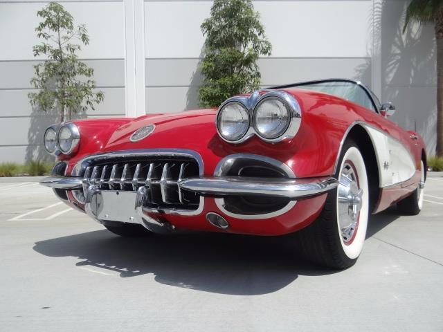 1960 Red Chevrolet Corvette --