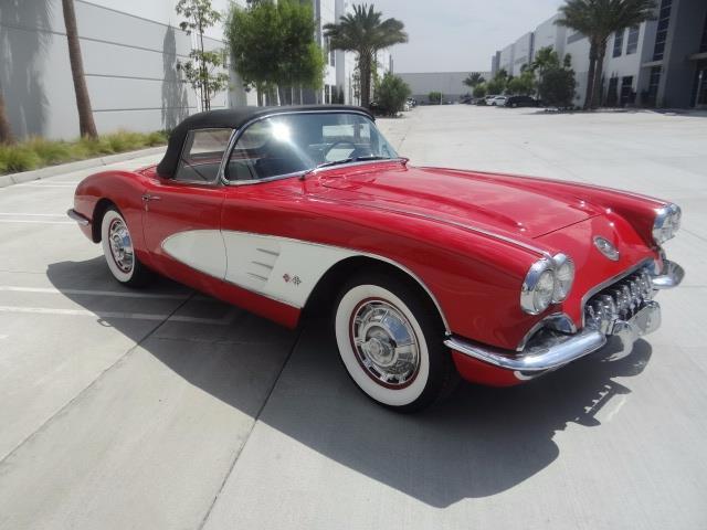 1960 Red Chevrolet Corvette --