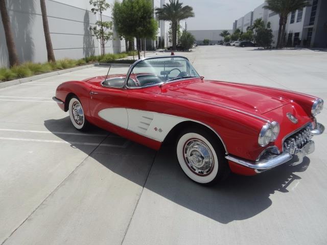 1960 Red Chevrolet Corvette --