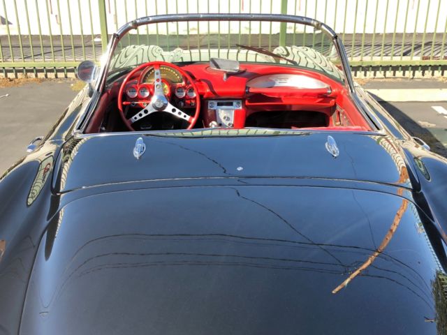 1960 Black Chevrolet Corvette Convertible