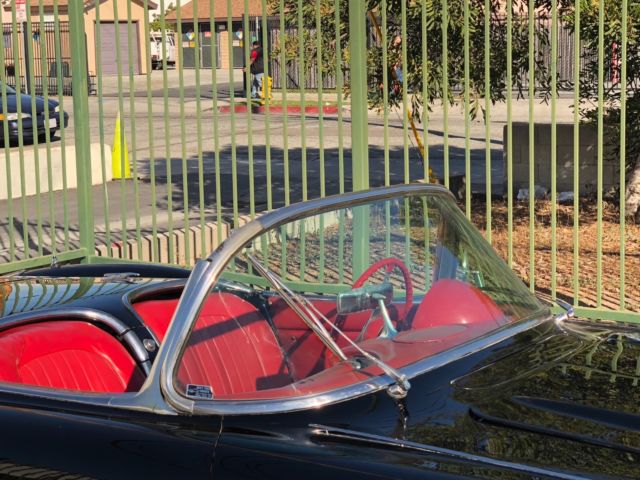 1960 Black Chevrolet Corvette Convertible