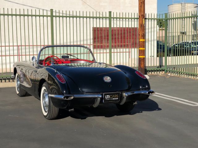 1960 Black Chevrolet Corvette Convertible