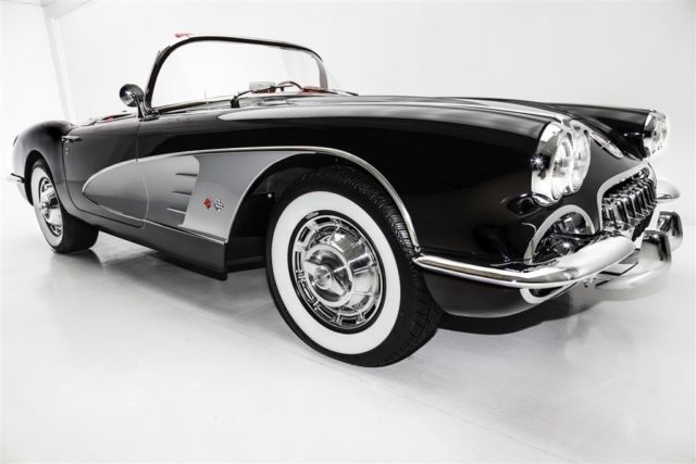 1960 Black Chevrolet Corvette Convertible