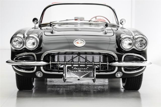 1960 Black Chevrolet Corvette Convertible