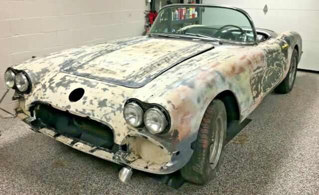 1960 Black Chevrolet Corvette Convertible