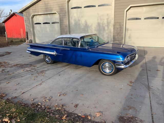 1960 Blue Chevrolet Impala Coupe