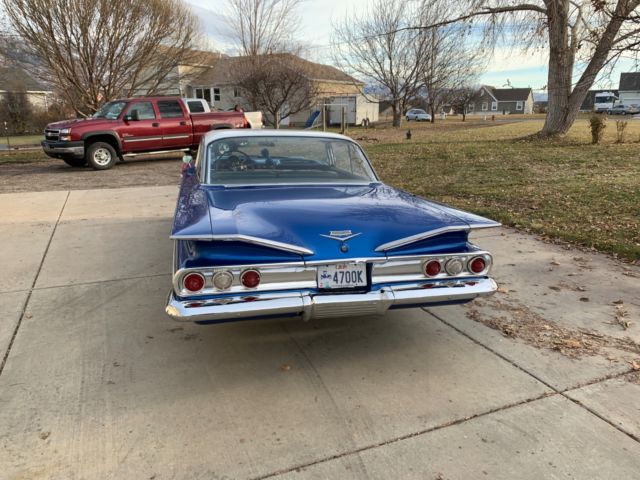 1960 Blue Chevrolet Impala Coupe