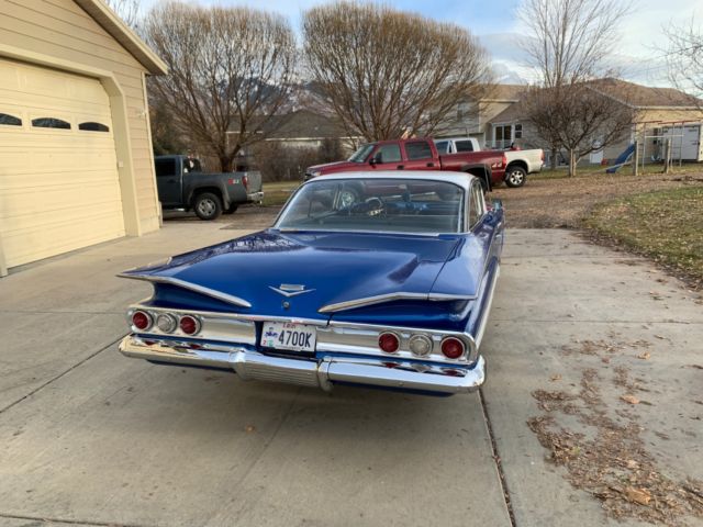 1960 Blue Chevrolet Impala Coupe