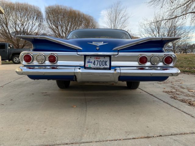 1960 Blue Chevrolet Impala Coupe