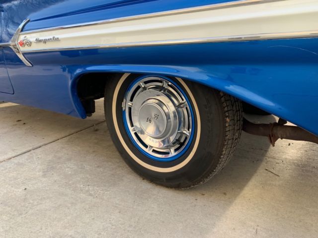 1960 Blue Chevrolet Impala Coupe