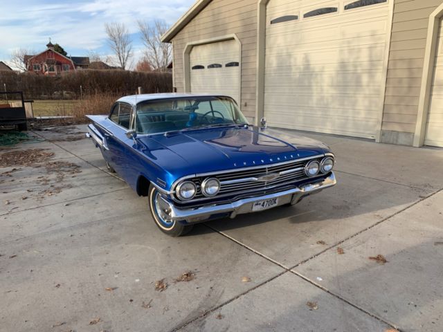 1960 Blue Chevrolet Impala Coupe