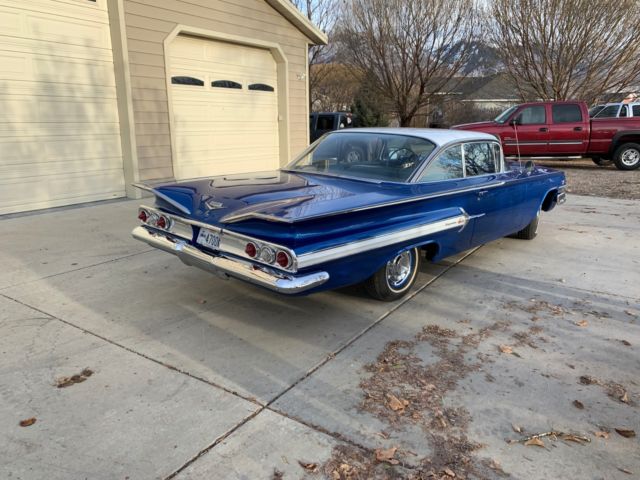 1960 Blue Chevrolet Impala Coupe