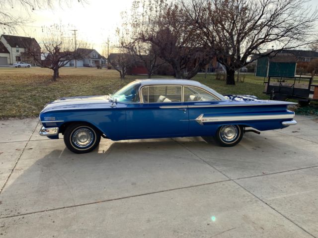 1960 Blue Chevrolet Impala Coupe