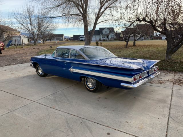 1960 Blue Chevrolet Impala Coupe