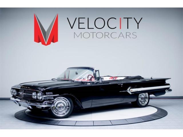1960 Black Chevrolet Impala Convertible