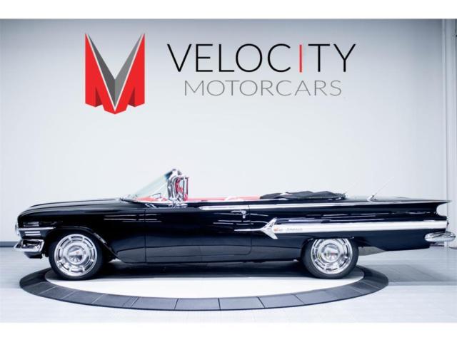1960 Black Chevrolet Impala Convertible