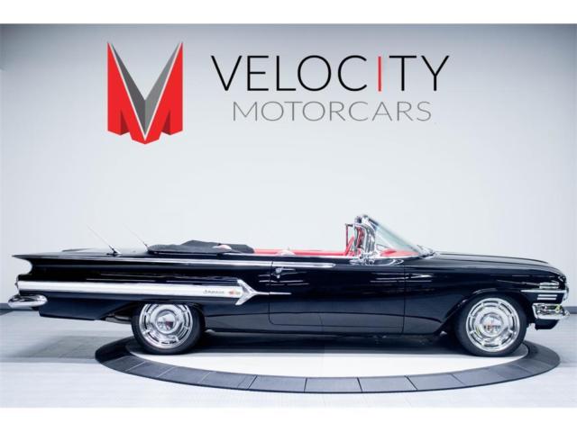 1960 Black Chevrolet Impala Convertible