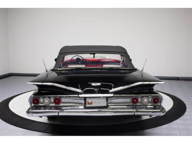 1960 Black Chevrolet Impala Convertible
