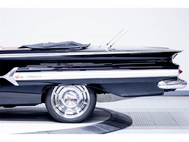 1960 Black Chevrolet Impala Convertible