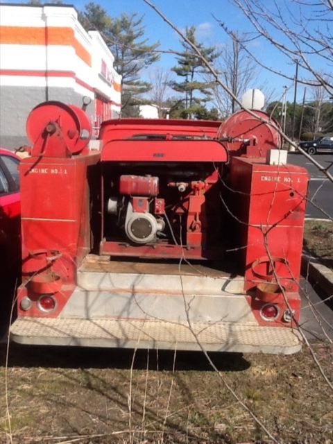 1960 Red Chevrolet C-10 Fire truck