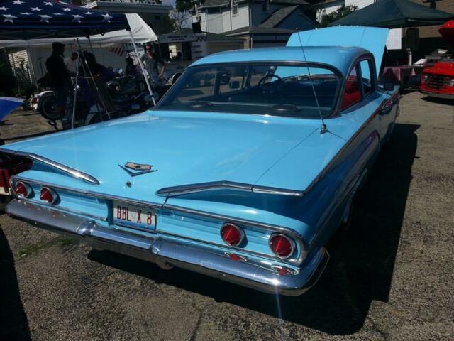 1960 Blue Chevrolet Bel Air/150/210 Coupe