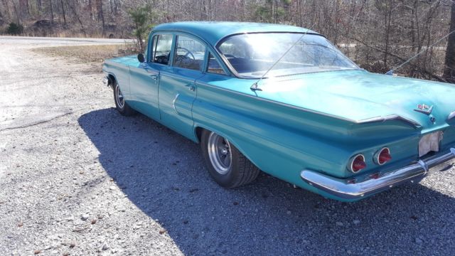 1960 Blue Chevrolet Impala 4 Dr. Sedan