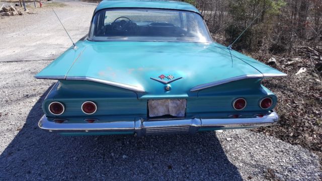 1960 Blue Chevrolet Impala 4 Dr. Sedan