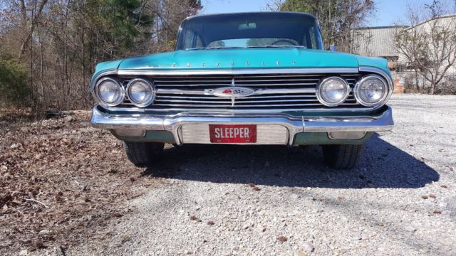 1960 Blue Chevrolet Impala 4 Dr. Sedan