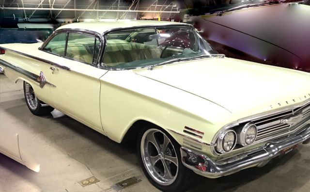 1960 Yellow Chevrolet Impala Coupe