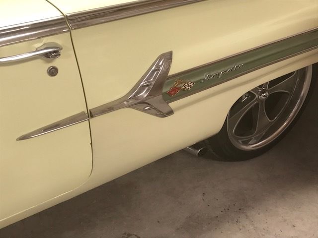 1960 Yellow Chevrolet Impala Coupe