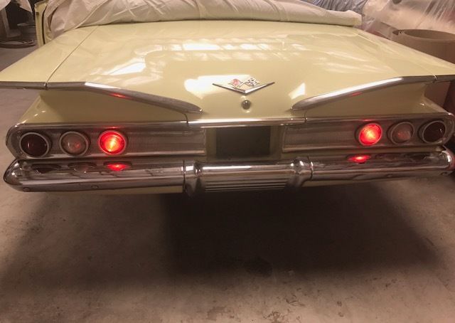 1960 Yellow Chevrolet Impala Coupe