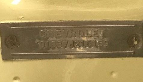 1960 Yellow Chevrolet Impala Coupe